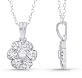 White Gold Diamond Eternal Pendant