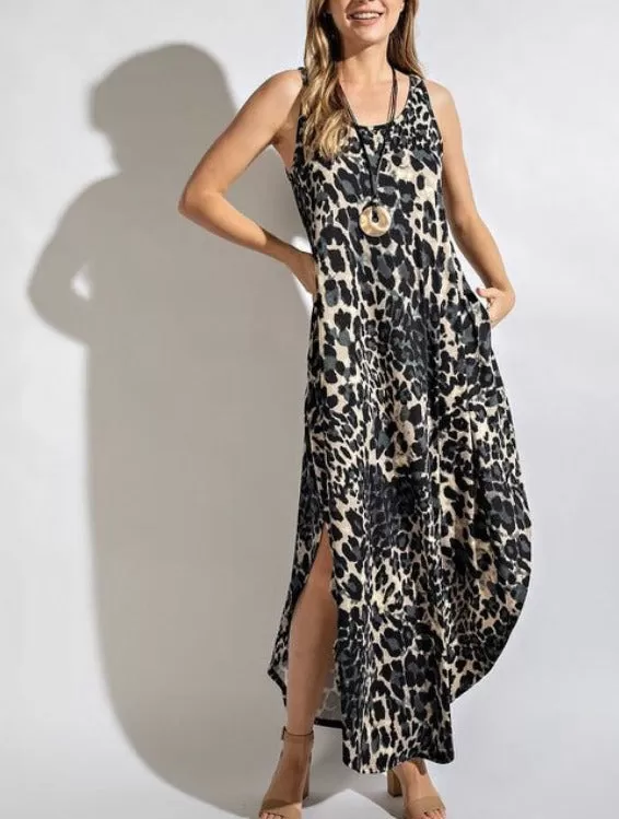 WOMEN ANIMAL PRINT DRESS