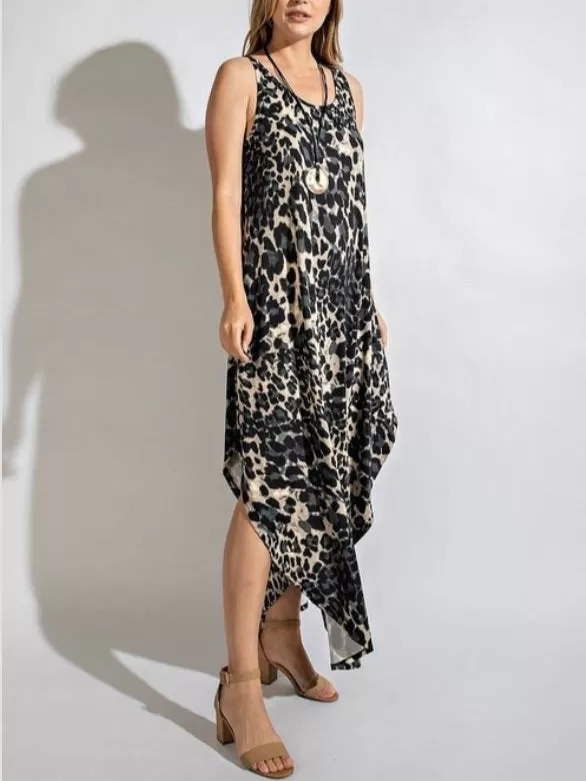 WOMEN ANIMAL PRINT DRESS