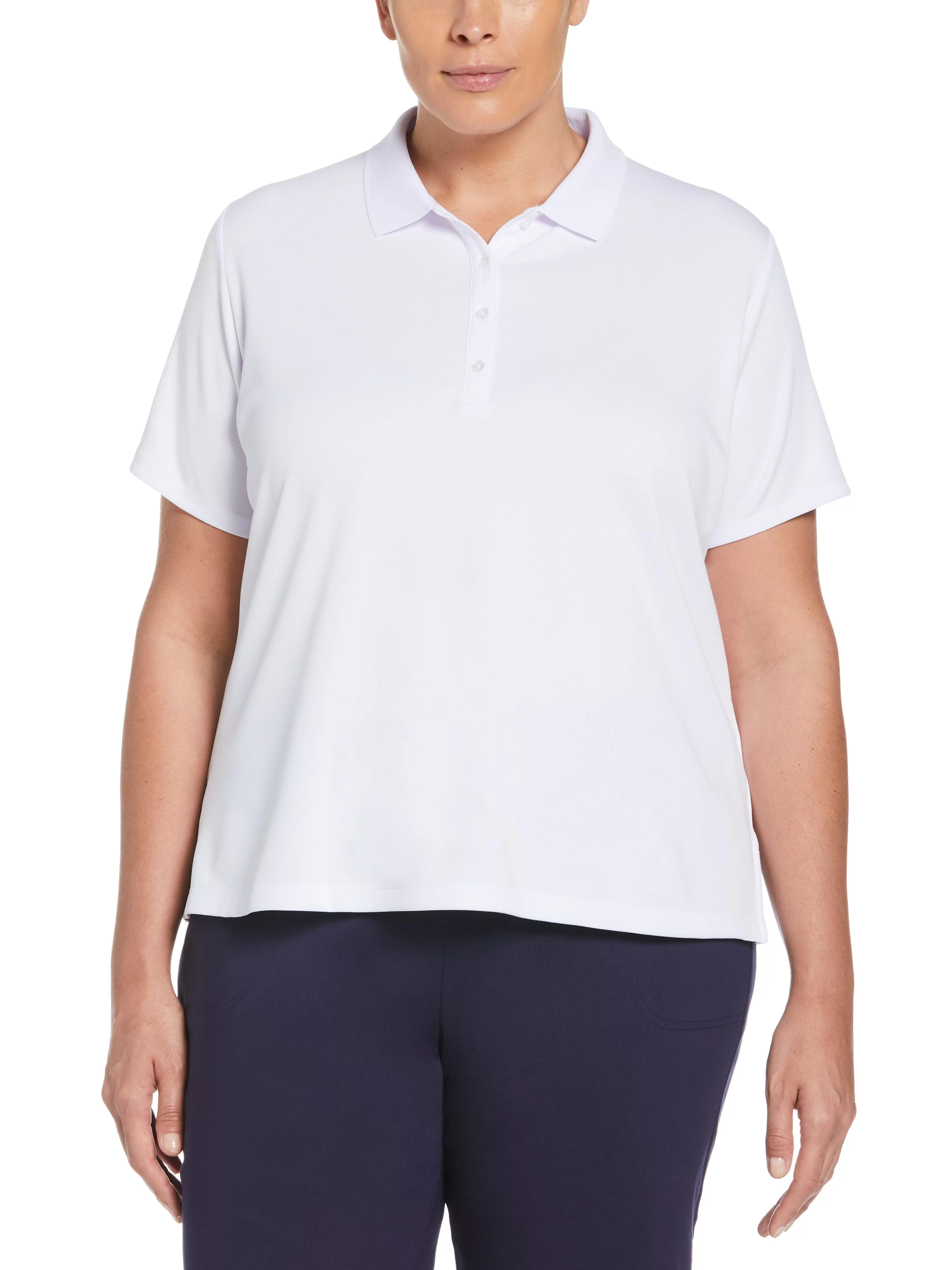 Womens Plus Swing Tech Polo